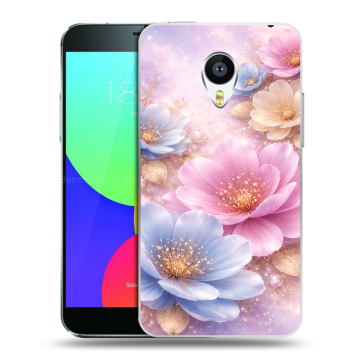Силиконовый чехол на Meizu MX4 с принтом женский