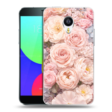 Силиконовый чехол на Meizu MX4 с принтом женский