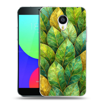 Силиконовый чехол на Meizu MX4 с принтом женский