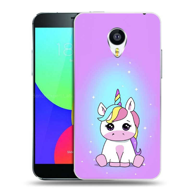 Силиконовый чехол на Meizu MX4 с принтом Единорог Силиконовый чехол на Meizu MX4 с принтом Единорог