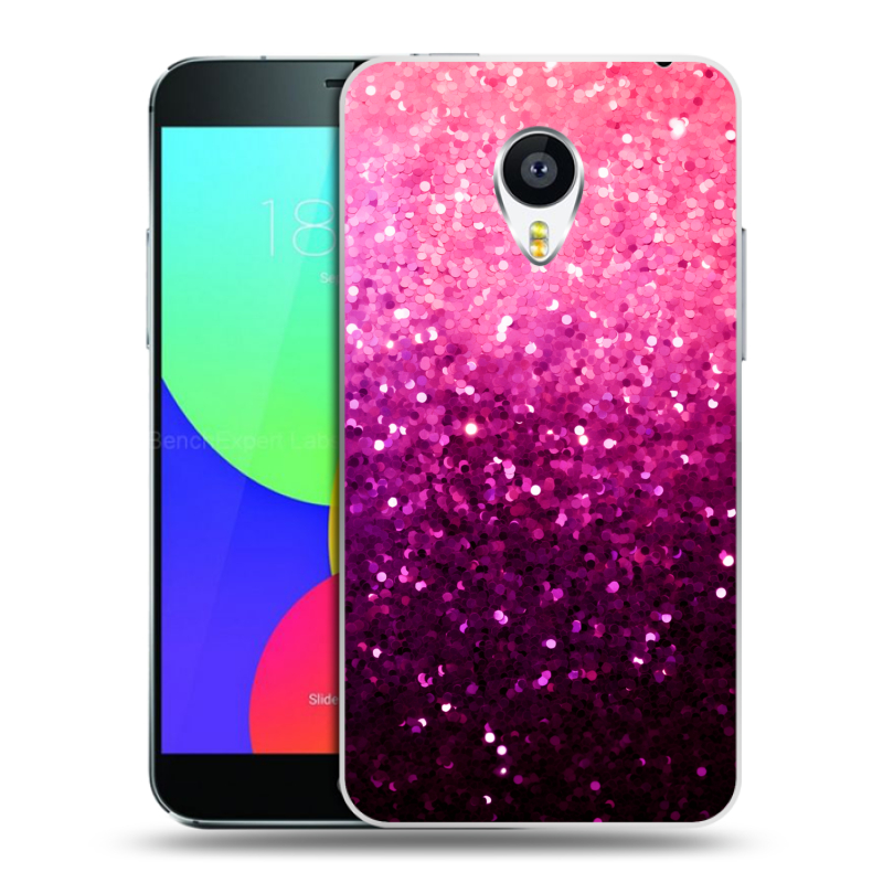 Силиконовый чехол на Meizu MX4 с принтом Блестки Силиконовый чехол на Meizu MX4 с принтом Блестки