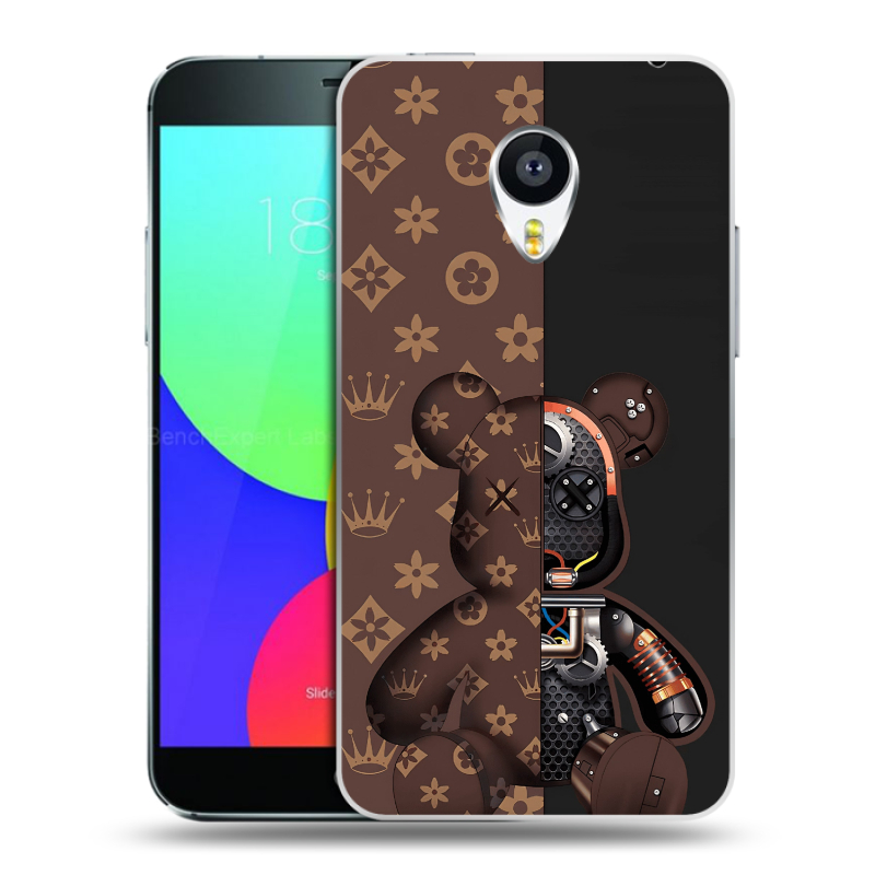 Силиконовый чехол на Meizu MX4 с принтом Луи робот Силиконовый чехол на Meizu MX4 с принтом Луи робот