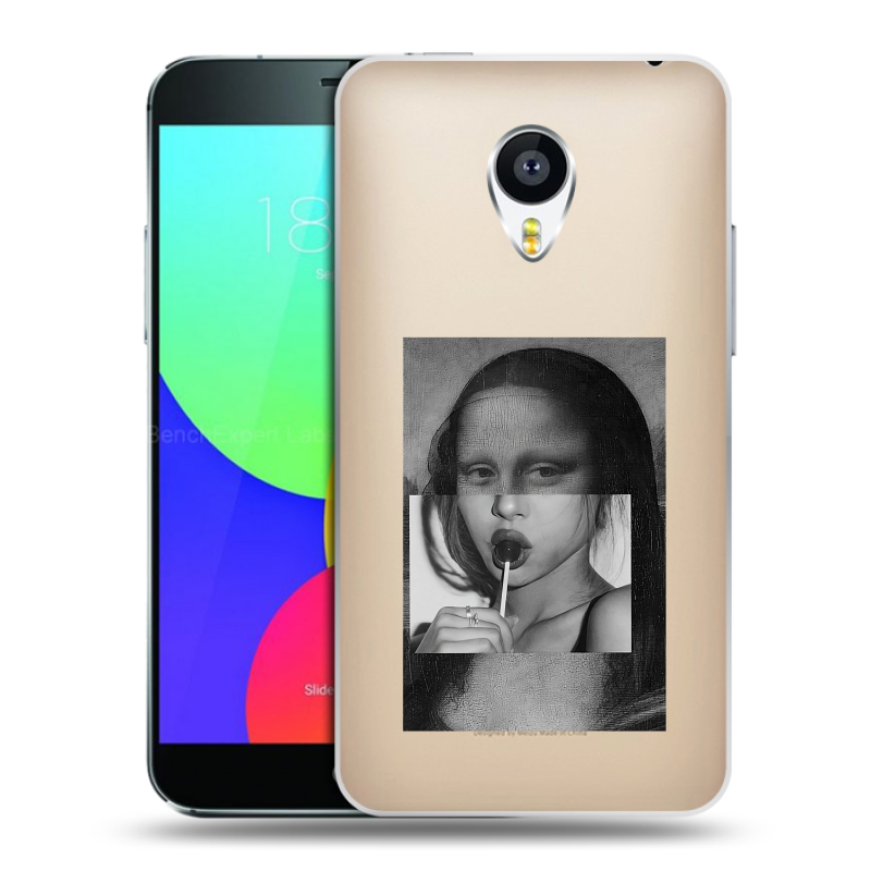 Силиконовый чехол на Meizu MX4 с принтом Мона Лиза Силиконовый чехол на Meizu MX4 с принтом Мона Лиза