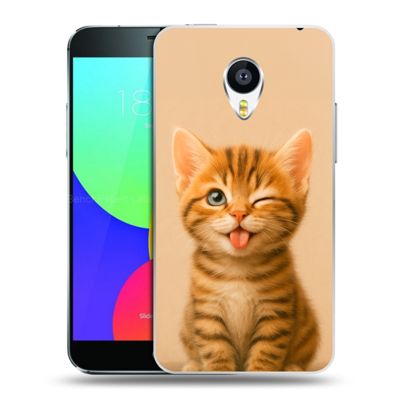 Пластиковый чехол на Meizu MX4 с принтом котенок Пластиковый чехол на Meizu MX4 с принтом котенок
