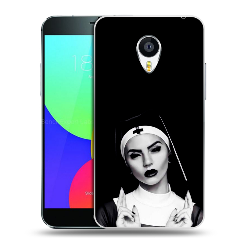 Пластиковый чехол на Meizu MX4 с принтом монашка Пластиковый чехол на Meizu MX4 с принтом монашка