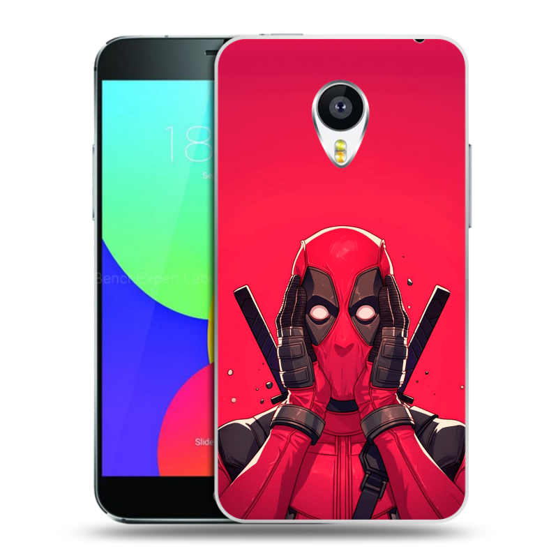 Силиконовый чехол на Meizu MX4 с принтом Дедпул Deadpool Силиконовый чехол на Meizu MX4 с принтом Дедпул Deadpool