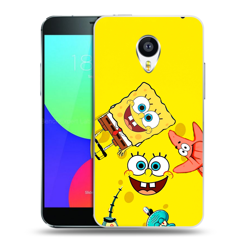 Силиконовый чехол на Meizu MX4 с принтом Спанч боб Спанчбоб Силиконовый чехол на Meizu MX4 с принтом Спанч боб Спанчбоб