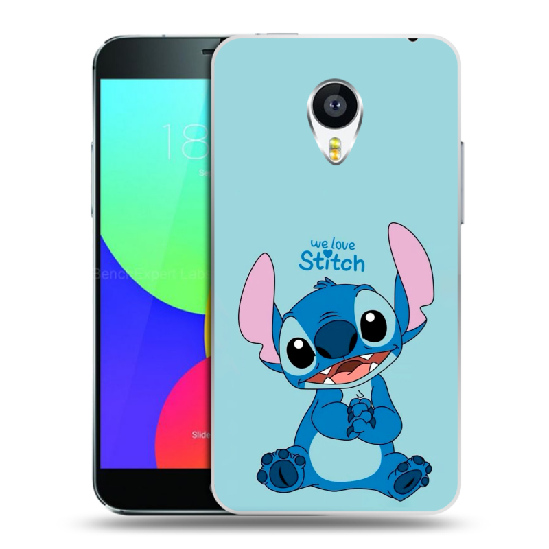 Силиконовый чехол на Meizu MX4 с принтом Лило и Стич Силиконовый чехол на Meizu MX4 с принтом Лило и Стич