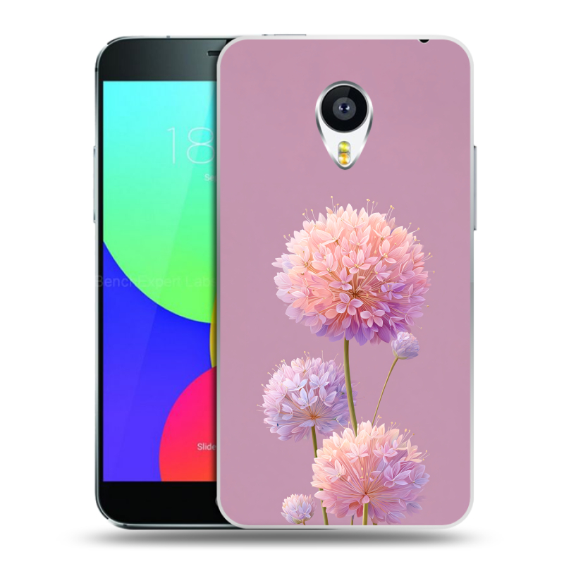 Силиконовый чехол на Meizu MX4 с принтом Цветы Силиконовый чехол на Meizu MX4 с принтом Цветы