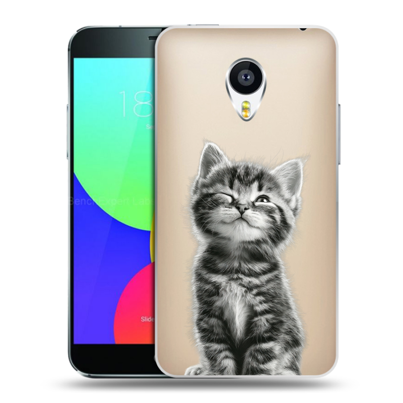 Пластиковый чехол на Meizu MX4 с принтом Котенок Пластиковый чехол на Meizu MX4 с принтом Котенок