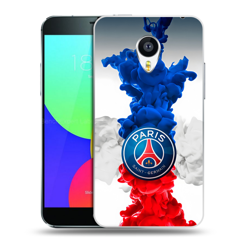 Силиконовый чехол на Meizu MX4 с принтом PSG ПСЖ Силиконовый чехол на Meizu MX4 с принтом PSG ПСЖ