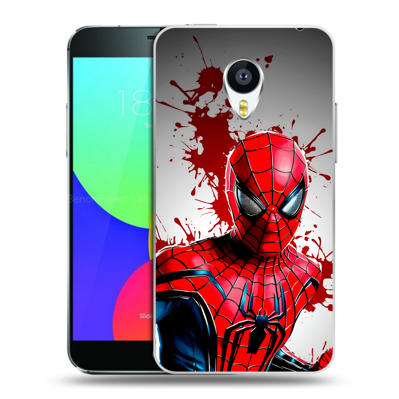 Пластиковый чехол на Meizu MX4 с принтом Spiderman Человек паук Пластиковый чехол на Meizu MX4 с принтом Spiderman Человек паук