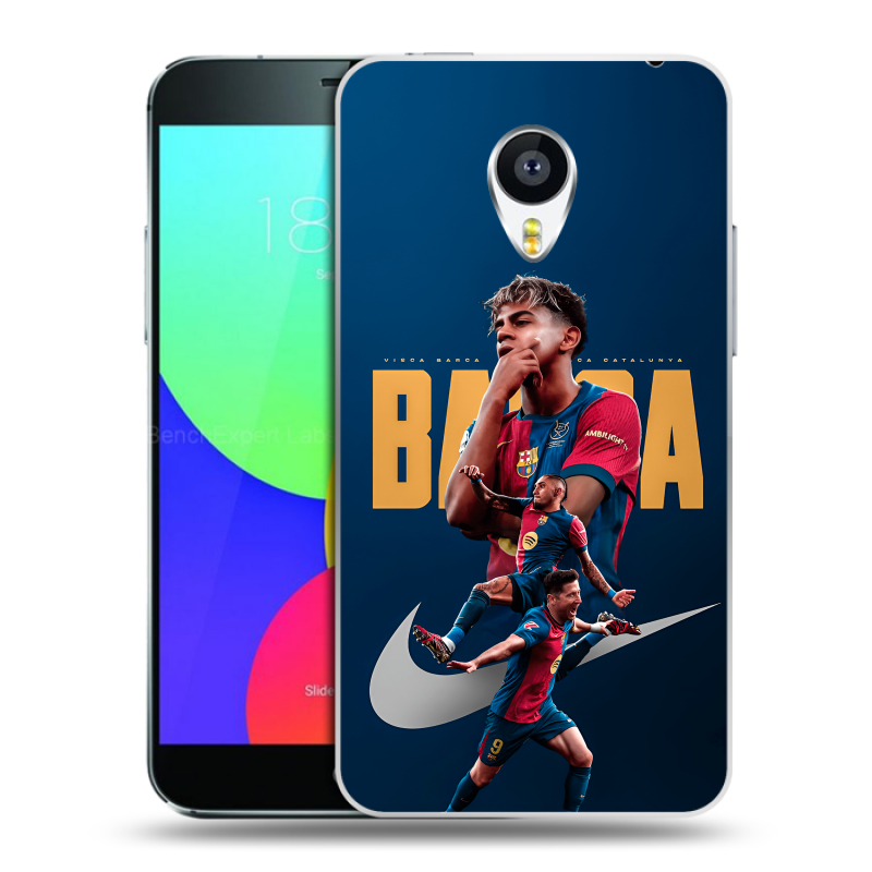 Силиконовый чехол на Meizu MX4 с принтом Барселона Barca Yamal Силиконовый чехол на Meizu MX4 с принтом Барселона Barca Yamal