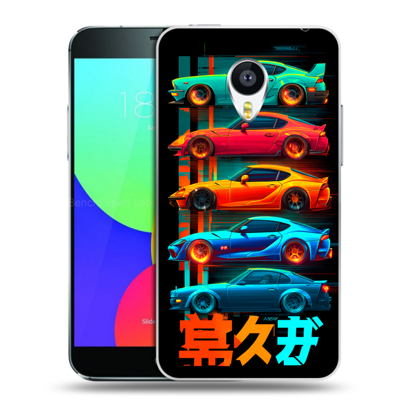 Пластиковый чехол на Meizu MX4 с принтом машины тачки Пластиковый чехол на Meizu MX4 с принтом машины тачки