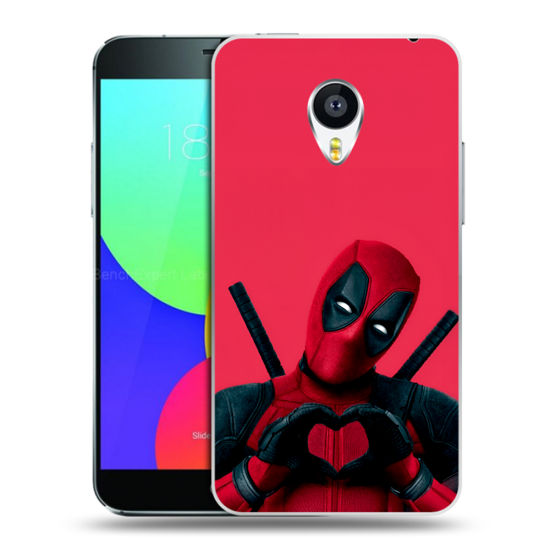 Силиконовый чехол на Meizu MX4 с принтом Дедпул Deadpool Силиконовый чехол на Meizu MX4 с принтом Дедпул Deadpool