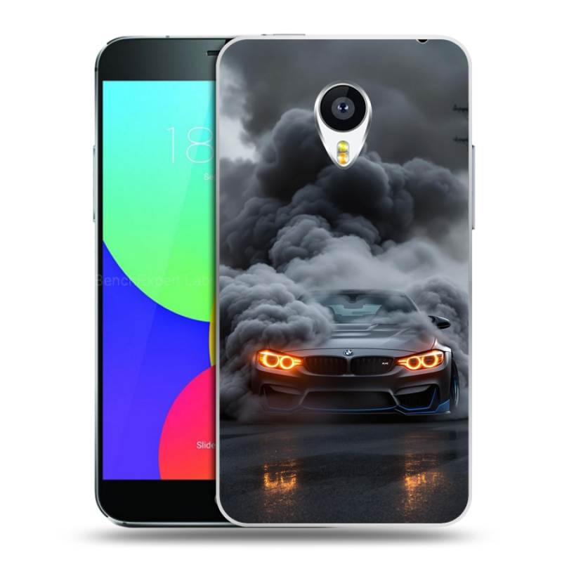 Силиконовый чехол на Meizu MX4 с принтом BMW БМВ Силиконовый чехол на Meizu MX4 с принтом BMW БМВ