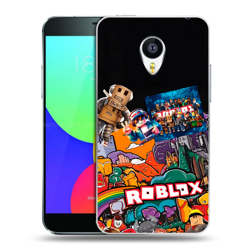 Силиконовый чехол на Meizu MX4 с принтом Roblox Роблокс Силиконовый чехол на Meizu MX4 с принтом Roblox Роблокс