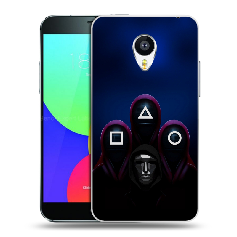 Силиконовый чехол на Meizu MX4 с принтом Игра Кальмара Силиконовый чехол на Meizu MX4 с принтом Игра Кальмара