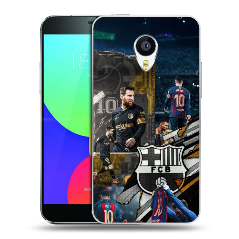 Пластиковый чехол на Meizu MX4 с принтом Messi Barcelona Пластиковый чехол на Meizu MX4 с принтом Messi Barcelona