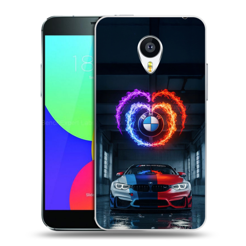 Пластиковый чехол на Meizu MX4 с принтом BMW БМВ Пластиковый чехол на Meizu MX4 с принтом BMW БМВ