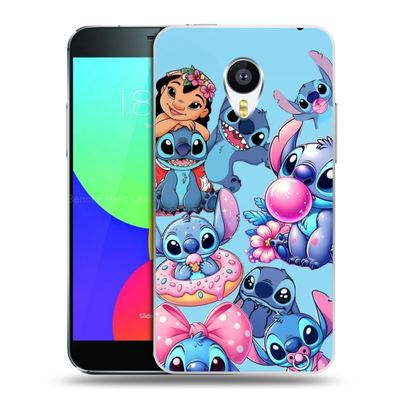 Пластиковый чехол на Meizu MX4 с принтом Лило и Стич Пластиковый чехол на Meizu MX4 с принтом Лило и Стич