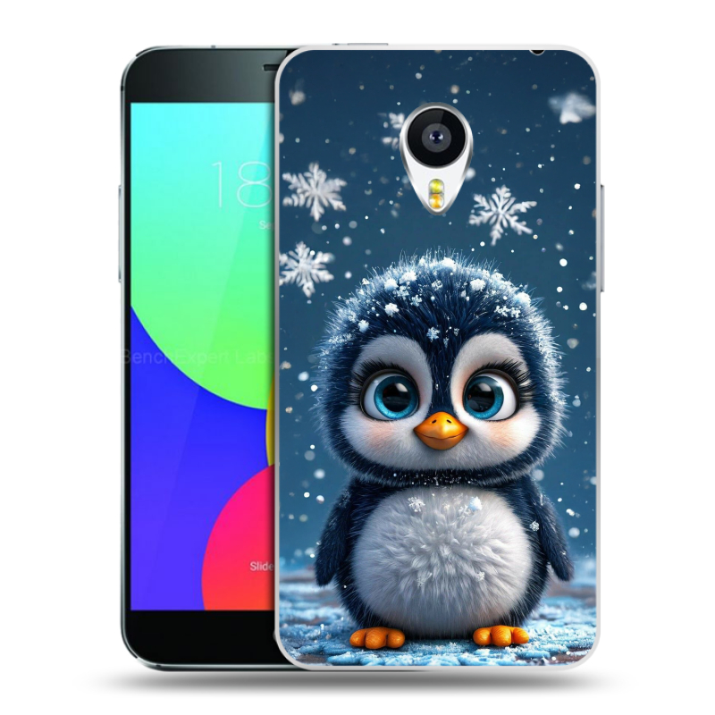 Силиконовый чехол на Meizu MX4 с принтом Новый год Силиконовый чехол на Meizu MX4 с принтом Новый год