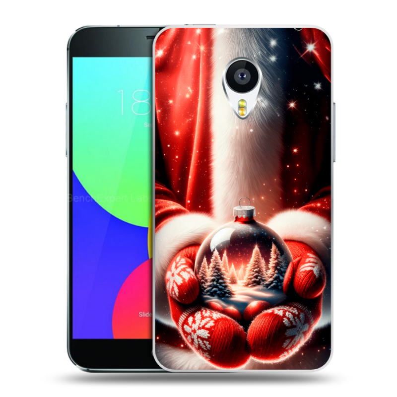 Пластиковый чехол на Meizu MX4 с принтом Новый год Пластиковый чехол на Meizu MX4 с принтом Новый год