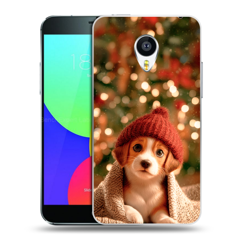 Пластиковый чехол на Meizu MX4 с принтом Новый год Пластиковый чехол на Meizu MX4 с принтом Новый год