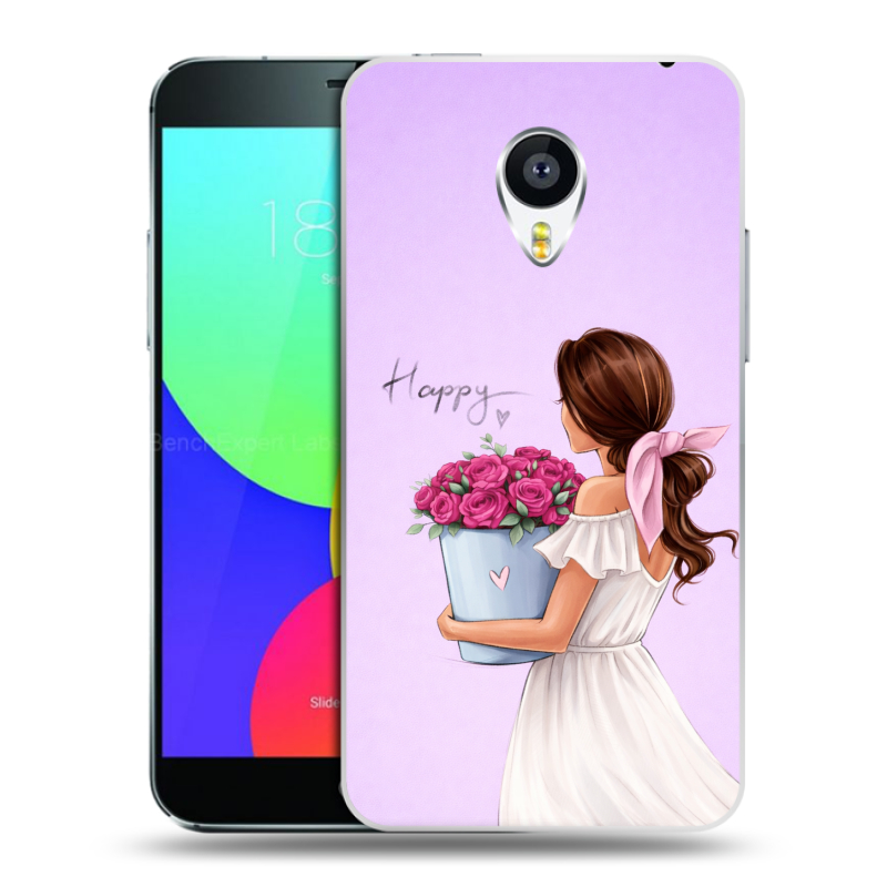 Пластиковый чехол на Meizu MX4 с принтом женский Пластиковый чехол на Meizu MX4 с принтом женский