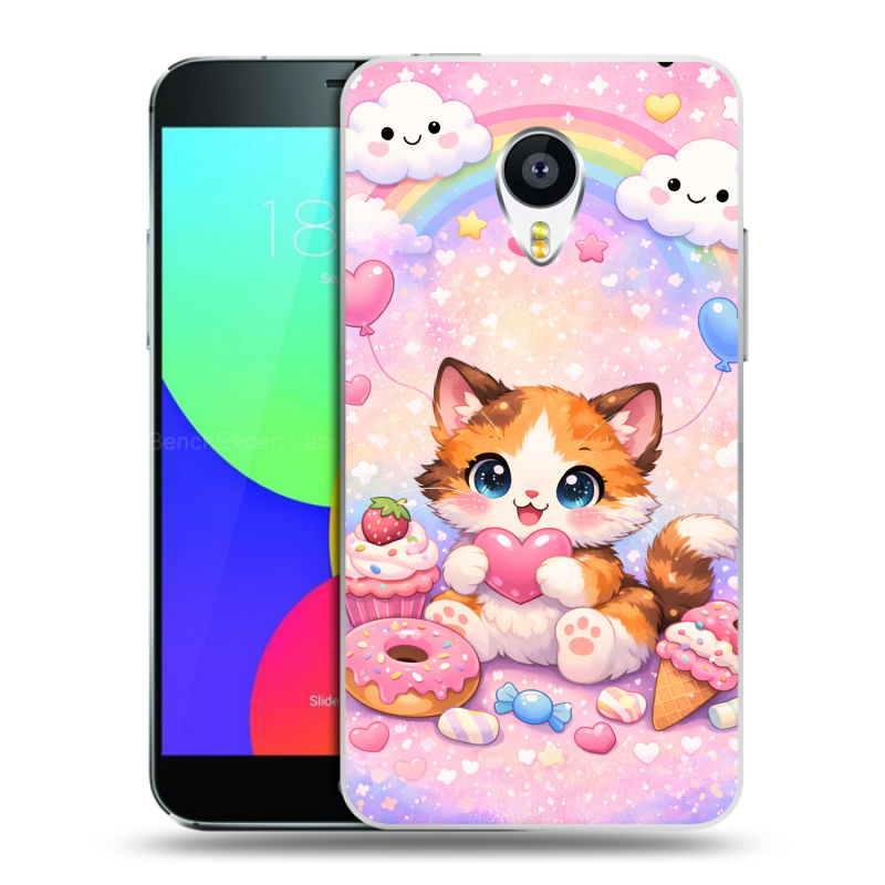 Пластиковый чехол на Meizu MX4 с принтом для девочек Пластиковый чехол на Meizu MX4 с принтом для девочек