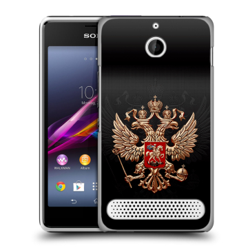 Пластиковый чехол на Sony Xperia E1 с принтом Герб России Пластиковый чехол на Sony Xperia E1 с принтом Герб России