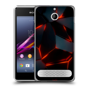 Пластиковый чехол на Sony Xperia E1 с принтом Яркие абстракции Пластиковый чехол на Sony Xperia E1 с принтом Яркие абстракции