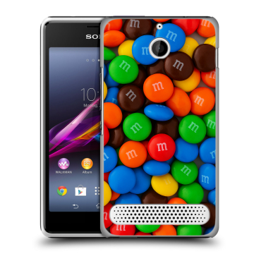 Пластиковый чехол на Sony Xperia E1 с принтом Конфеты Пластиковый чехол на Sony Xperia E1 с принтом Конфеты