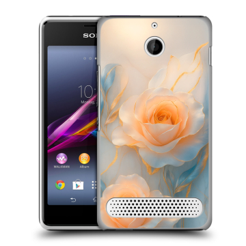 Пластиковый чехол на Sony Xperia E1 с принтом Женский Пластиковый чехол на Sony Xperia E1 с принтом Женский