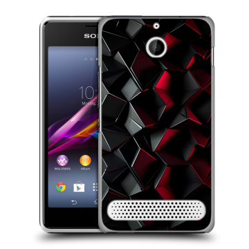Пластиковый чехол на Sony Xperia E1 с принтом Абстракция