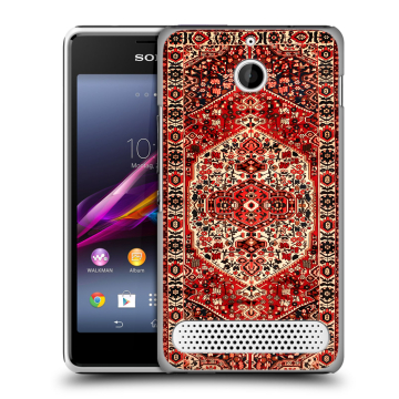 Пластиковый чехол на Sony Xperia E1 с принтом Ковер
