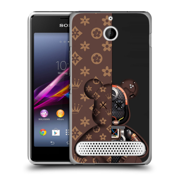 Пластиковый чехол на Sony Xperia E1 с принтом Луи робот