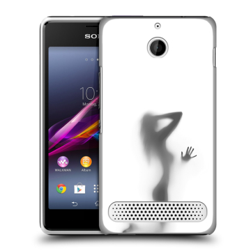 Пластиковый чехол на Sony Xperia E1 с принтом Силуэт