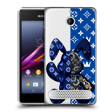 Пластиковый чехол на Sony Xperia E1 с принтом Луи робот Пластиковый чехол на Sony Xperia E1 с принтом Луи робот