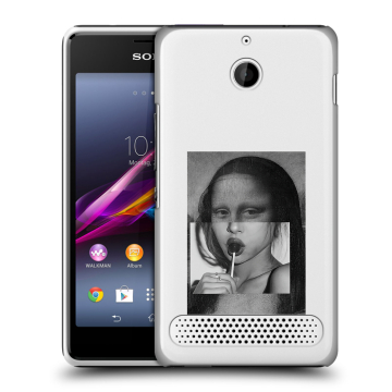 Пластиковый чехол на Sony Xperia E1 с принтом Мона Лиза Пластиковый чехол на Sony Xperia E1 с принтом Мона Лиза
