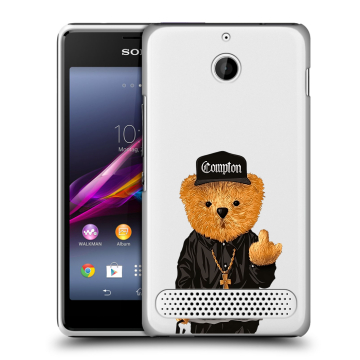 Пластиковый чехол на Sony Xperia E1 с принтом Плюшевый медведь Пластиковый чехол на Sony Xperia E1 с принтом Плюшевый медведь