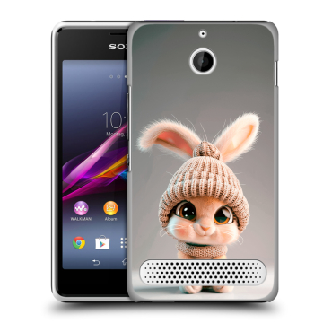 Пластиковый чехол на Sony Xperia E1 с принтом Кролик