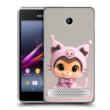 Пластиковый чехол на Sony Xperia E1 с принтом Куроми Kuromi 
