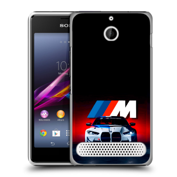 Пластиковый чехол на Sony Xperia E1 с принтом БМВ BMW