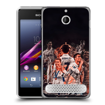 Пластиковый чехол на Sony Xperia E1 с принтом Реал Роналдо Real Ronaldo