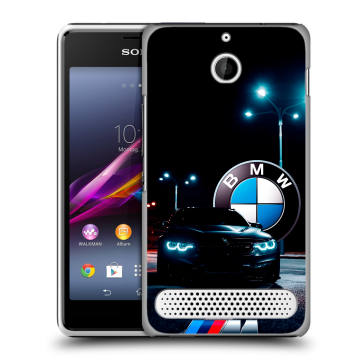 Пластиковый чехол на Sony Xperia E1 с принтом БМВ BMW