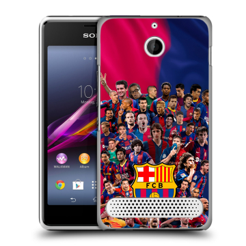 Пластиковый чехол на Sony Xperia E1 с принтом Барселона Barcelona