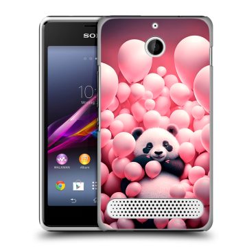 Пластиковый чехол на Sony Xperia E1 с принтом Панда