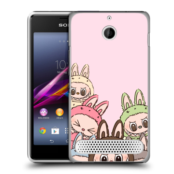 Пластиковый чехол на Sony Xperia E1 с принтом Лабубу Пластиковый чехол на Sony Xperia E1 с принтом Лабубу