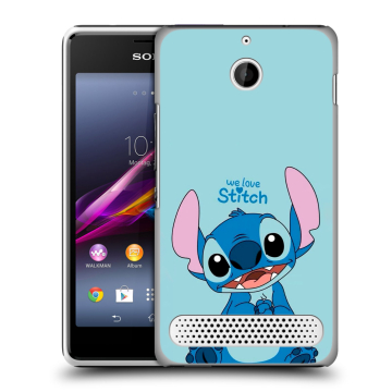 Пластиковый чехол на Sony Xperia E1 с принтом Лило и Стич